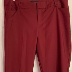 Eloquii Plus Size Burgundy Kady Pants Size 18